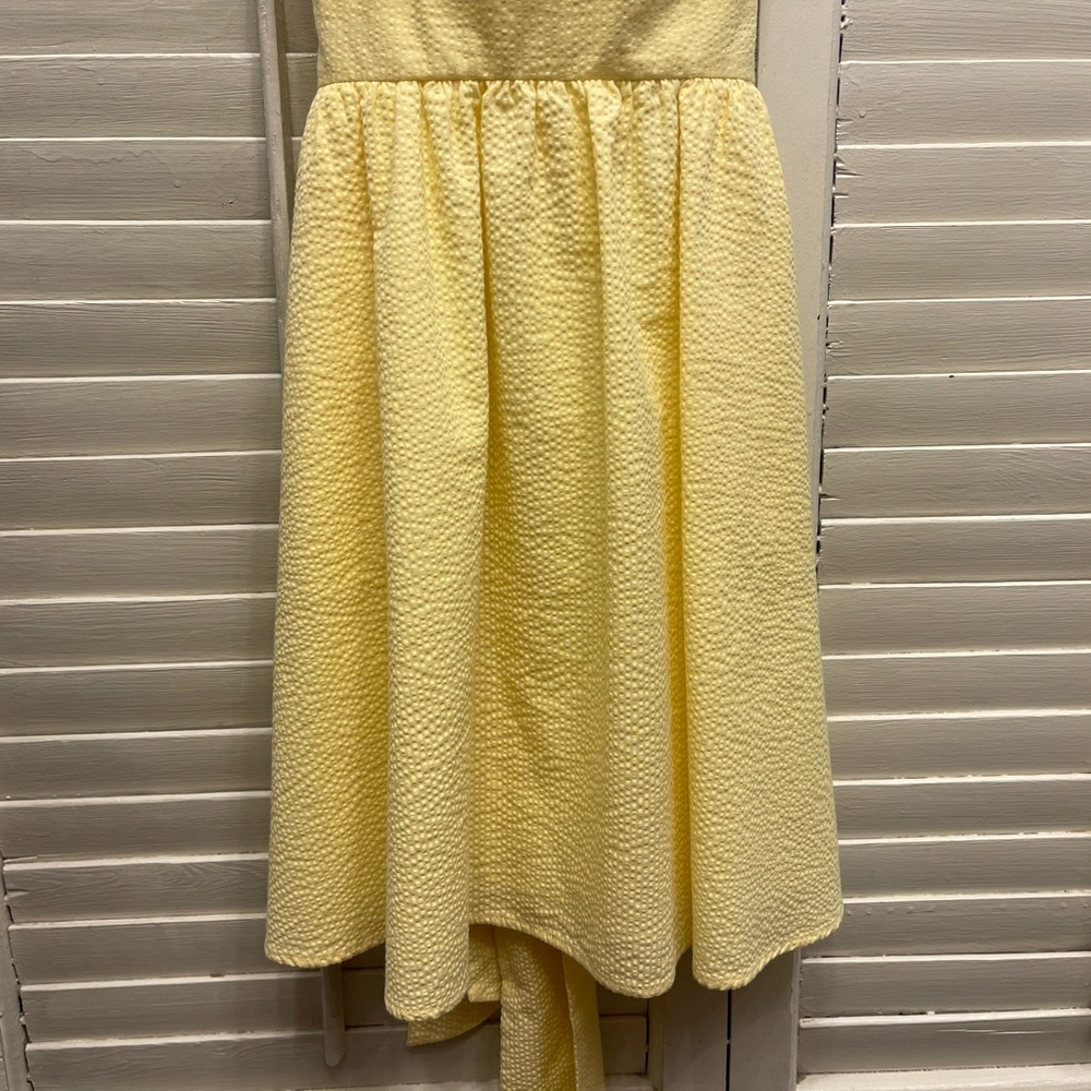 Lauren James Yellow Seersucker Dress - Picture 8 of 11